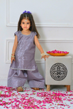 Mom4little - Lavender Katan Farshi shalwar set - 2 Piece