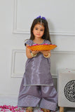 Mom4little - Lavender Katan Farshi shalwar set - 2 Piece