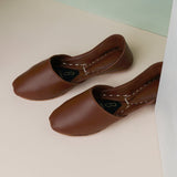 JootiShooti - Dark Brown Nawabi Khussa - Shoes