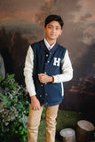 Hummingbirdspk - 'H' Varsity Bomber Jacket - Navy Blue - 1 Piece
