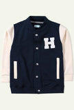 Hummingbirdspk - 'H' Varsity Bomber Jacket - Navy Blue - 1 Piece