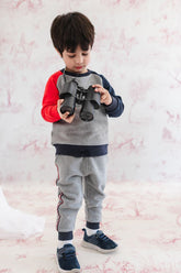 Hummingbirdspk - Grey Goose Cotton Sweatsuit Set 2 Piece