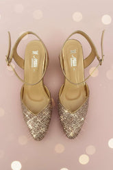 Milli Shoes - Formal Pointed Heel - Rose Gold
