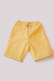 Hummingbirdspk - Pale Peach cotton Chambray Shorts - 1 Piece