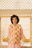 Hummingbirdspk - Gul-e-Dawoodi Waistcoat - Pink & Peach - 1 Piece