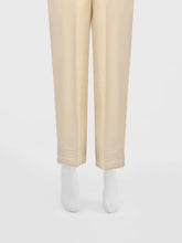 Oaks - Women Beige Cambric Trouser - 1 Piece
