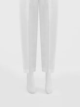Oaks - Women White Cambric Trouser - 1 Piece
