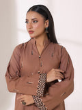Oaks - Embroidered Khaddar Beige Pret Suit For Women - 2 Piece