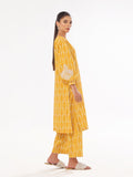 Oaks - Embroidered Pret Shirt Trouser Lawn Mustard - 2 Piece