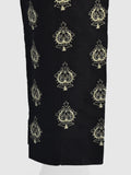 Oaks - Women Black Dyed Embroidered Trouser - 1 Piece