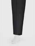 Oaks - Women Black Linen Trouser - 1 Piece