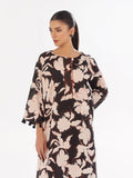 Oaks - Printed Unstitched Swiss Lawn Black - OL2PT-6283-A - 2 Piece - Unstitch