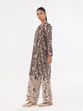 Oaks - Printed Unstitched Swiss Lawn Grey - OL2PT-6298-B - 2 Piece - Unstitch