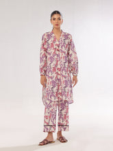 Oaks - Printed Pret & Unstitched Shirt Trouser Swiss Lawn Purple - 2 Piece