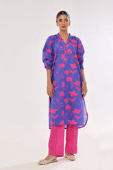 Oaks - Printed Unstitched Swiss Lawn Pink - OL2PT-6308-A - 2 Piece - Unstitch