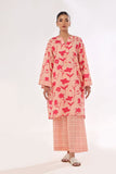Oaks - Printed Unstitched Swiss Lawn Peach - OL2PT-6308-B - 2 Piece - Unstitch