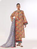 Oaks - Printed Pret & Unstitched Suit Masoori Lawn Blue - 3 Piece