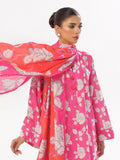 Oaks - Printed Unstitched Swiss Lawn Pink - OL3P-6305-A - 3 Piece - Unstitch