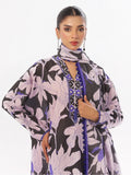 Oaks - Printed Unstitched Swiss Lawn Black & Blue - OL3P-6342-A - 3 Piece - Unstitch