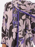 Oaks - Printed Unstitched Swiss Lawn Black & Blue - OL3P-6342-A - 3 Piece - Unstitch