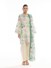 Oaks - Printed Pret & Unstitched Suit Masoori Lawn Green - 3 Piece