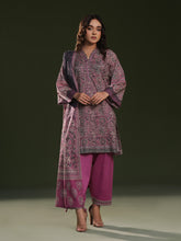 Oaks - Printed Pret Suit Cambric Magenta - 3 Piece