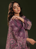 Oaks - Printed Unstitched Cambric Magenta - 3 Piece