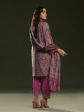 Oaks - Printed Unstitched Cambric Magenta - 3 Piece