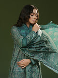 Oaks - Printed Pret Suit Cambric Green - 3 Piece