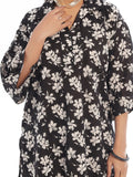Oaks - Printed Unstitched Swiss Lawn Black - OL2PT-6163-A - 2 Piece - Unstitch