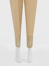 Oaks - Women Beige Lawn Trouser - 1 Piece