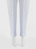 Oaks - Women White Lawn Trouser - 1 Piece