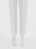 Oaks - Women White Silk Blend Trouser - 1 Piece