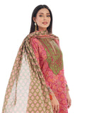 Oaks - Embroidered Unstitched Masoori Lawn Maroon - 3 Piece
