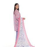 Oaks - Embroidered Unstitched Masoori Lawn Grey - 3 Piece