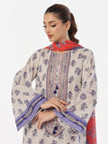 Oaks - Embroidered Unstitched Masoori Lawn Blue - 3 Piece