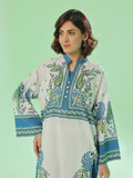 Oaks - Printed Pret & Unstitched Lawn Blue - 1 Piece