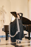 Kaanchi London - Zaria Organza Suit For Women - Black - 3 Piece