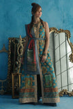 Shamaeel - Ferozi - Pure Raw Silk/Cotton Silk