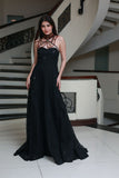 Huma Adnan - Leyla - Black - Organza - 1 Piece