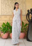 Huma Adnan - Zaha - Chikankari - Grey - 2 Piece