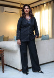 Huma Adnan - Ava - Sequins - Black - 2 Piece