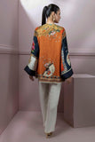 Shamaeel - Silk Embroidered Jacket Style Top with Silk Ivory Pants - Studio by TCS