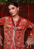Huma Adnan mehrayah Suit Maroon 3 Piece