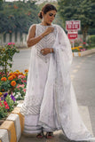 Pinktree - Ras Malai - White - Organza Border - 3 Piece - Studio by TCS
