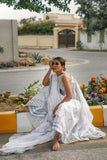 Pinktree - Ras Malai - White - Organza Border - 3 Piece - Studio by TCS