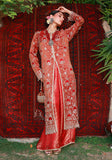 Huma Adnan mehrayah Suit Maroon 3 Piece