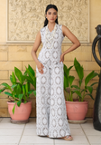 Huma Adnan - Zaha - Chikankari - Grey - 2 Piece