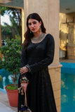 Huma Adnan - Kiara - Black - Net & Organza - 2 Piece