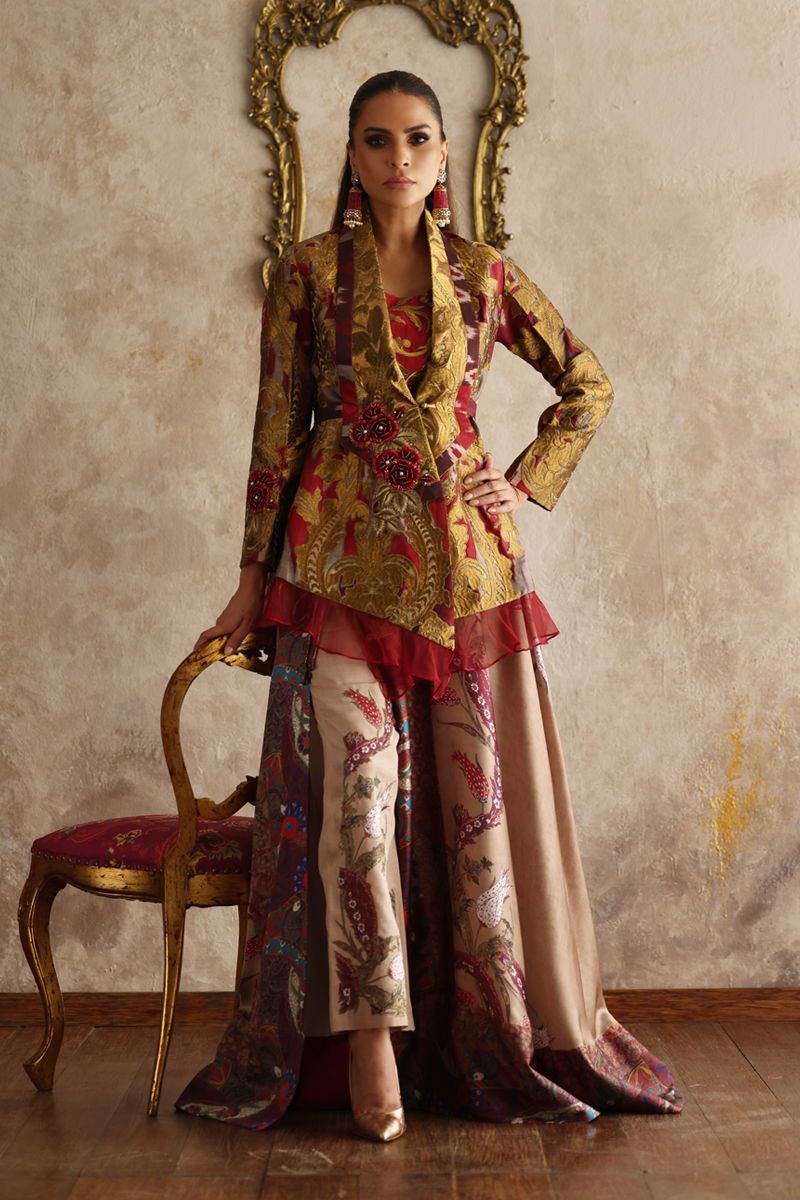 Shamaeel - EQ-08 - Pure Silk - 3 Piece